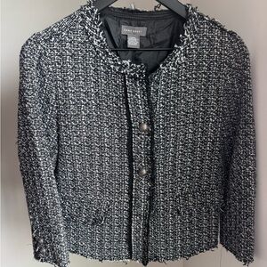 Sans Souci Monochrome Tweed Blazer